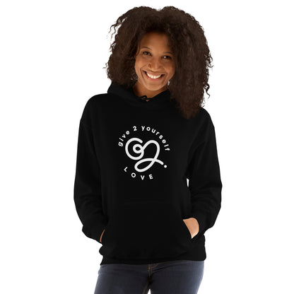 G2Y LOVE (White) Unisex Hoodie