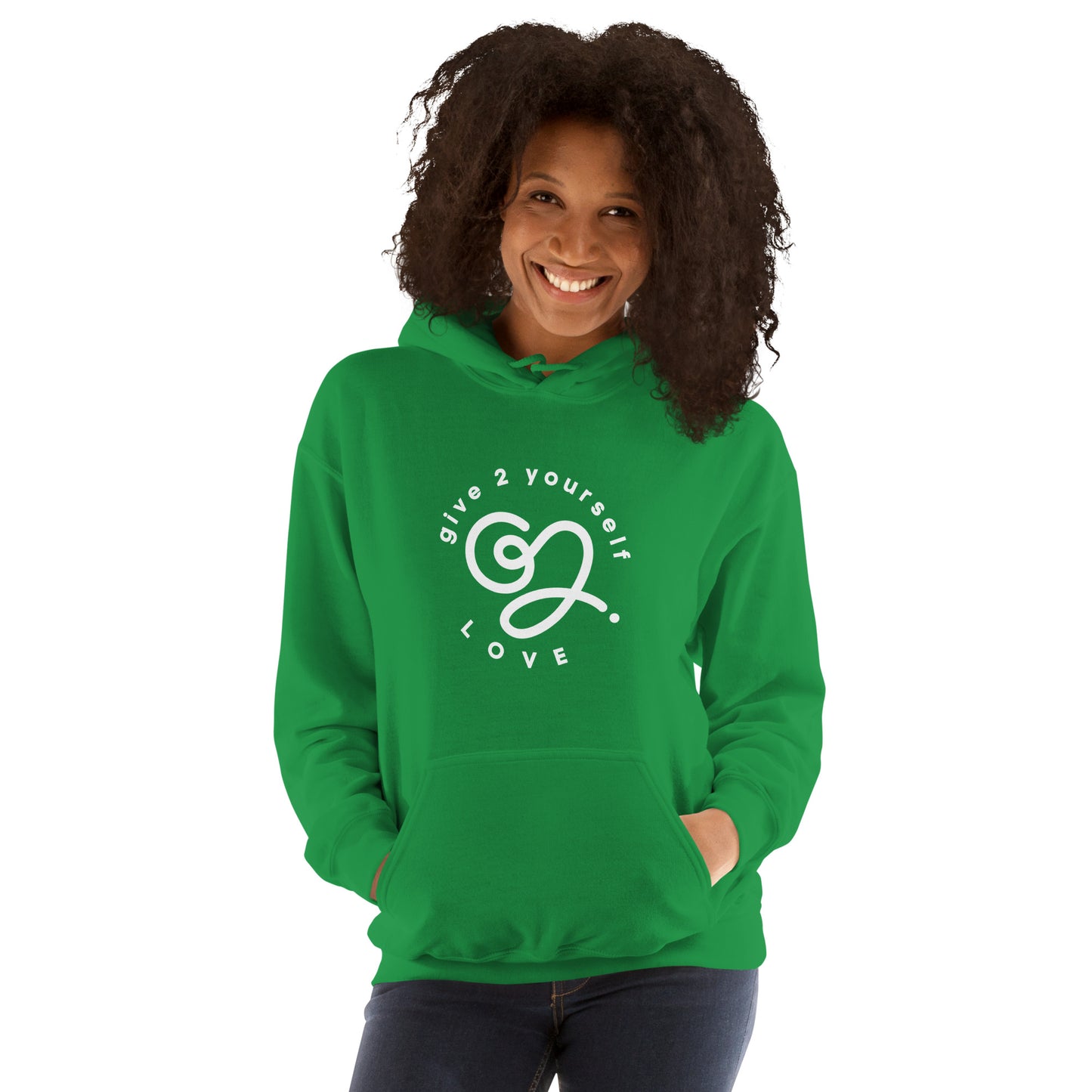 G2Y LOVE (White) Unisex Hoodie