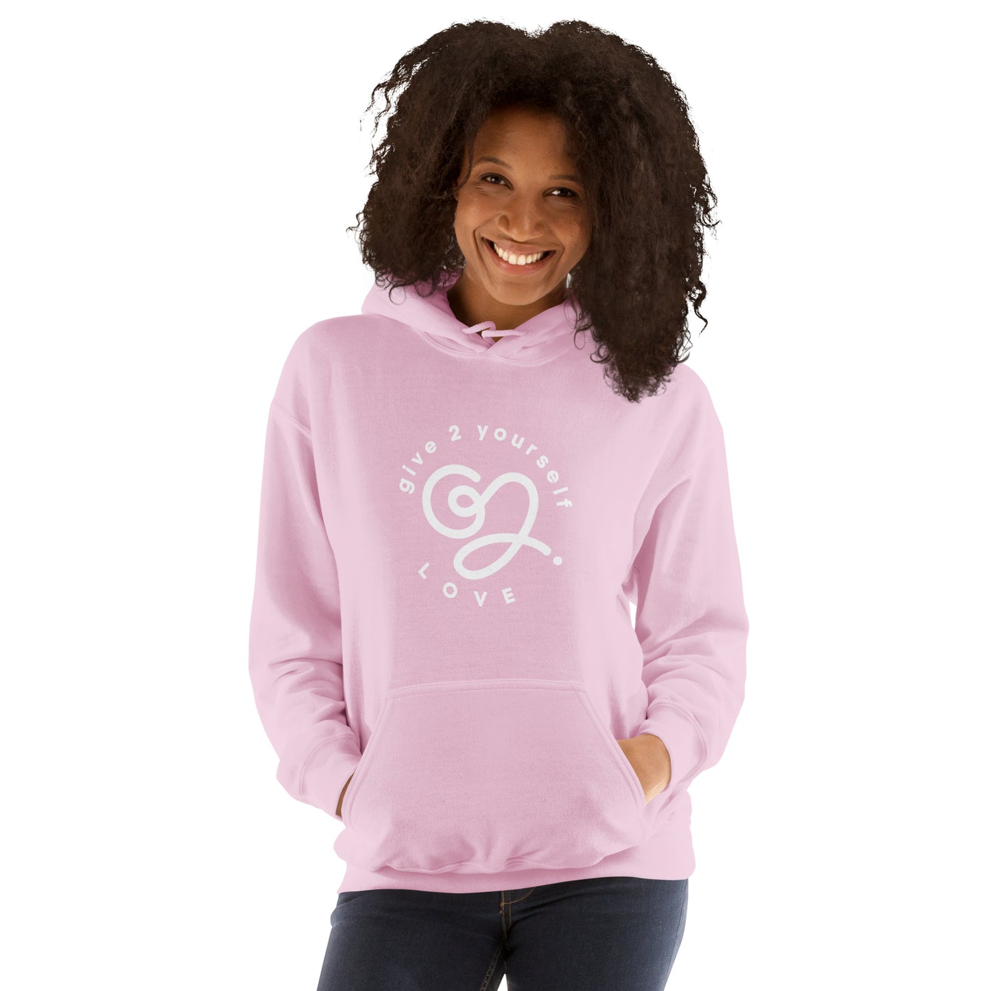 G2Y LOVE (White) Unisex Hoodie