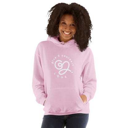 G2Y LOVE (White) Unisex Hoodie