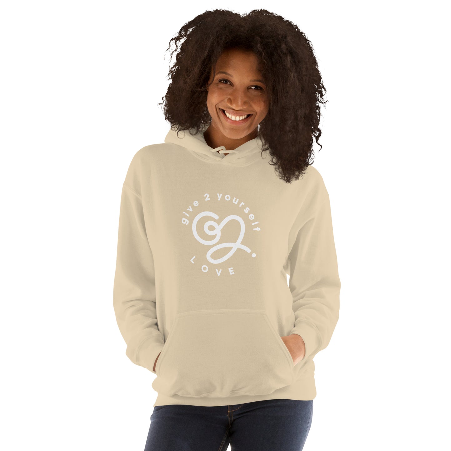 G2Y LOVE (White) Unisex Hoodie