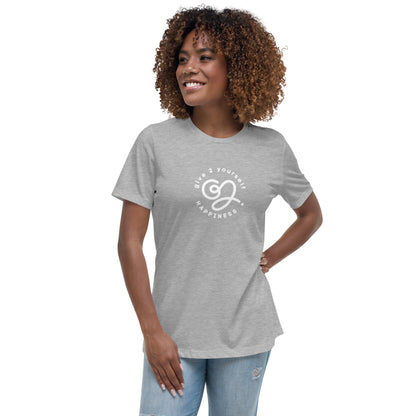 G2Y HAPPINESS Women's Relaxed T-Shirt