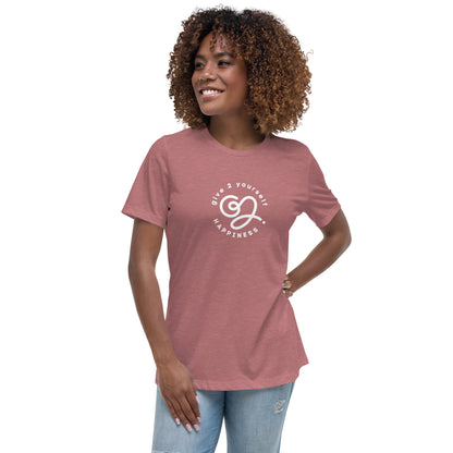 G2Y HAPPINESS Women's Relaxed T-Shirt