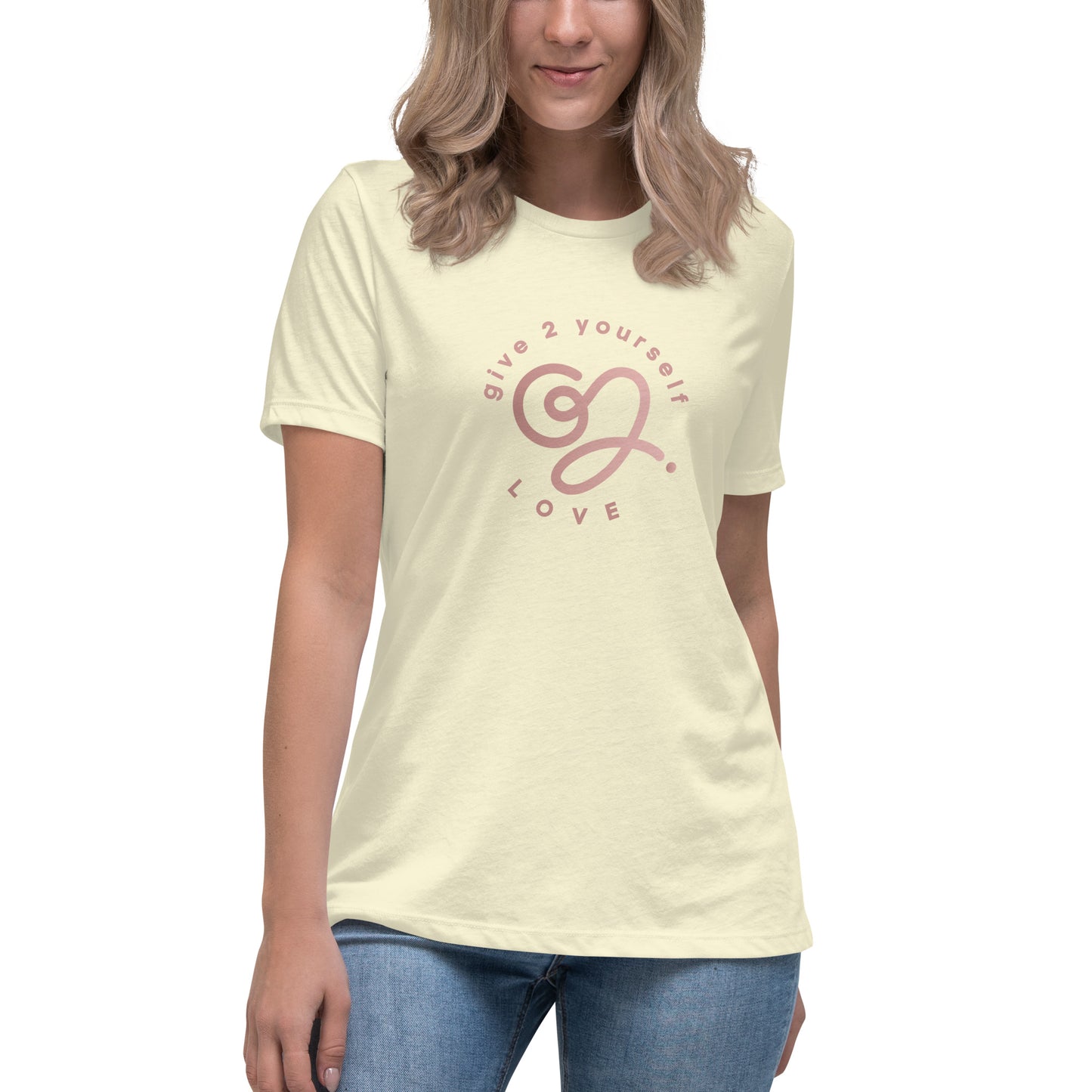 G2Y LOVE (Pink) Women's Relaxed T-Shirt