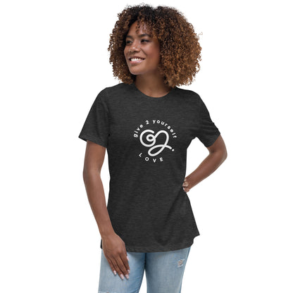 G2Y LOVE (White) Women's Relaxed T-Shirt