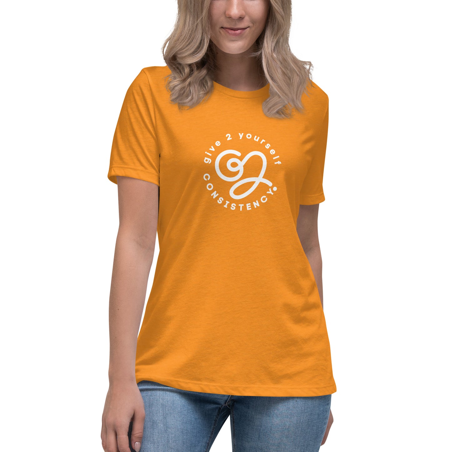 G2Y CONSISTENCY (White) Women's Relaxed T-Shirt