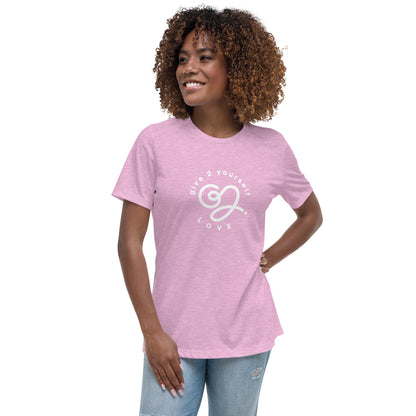 G2Y LOVE (White) Women's Relaxed T-Shirt