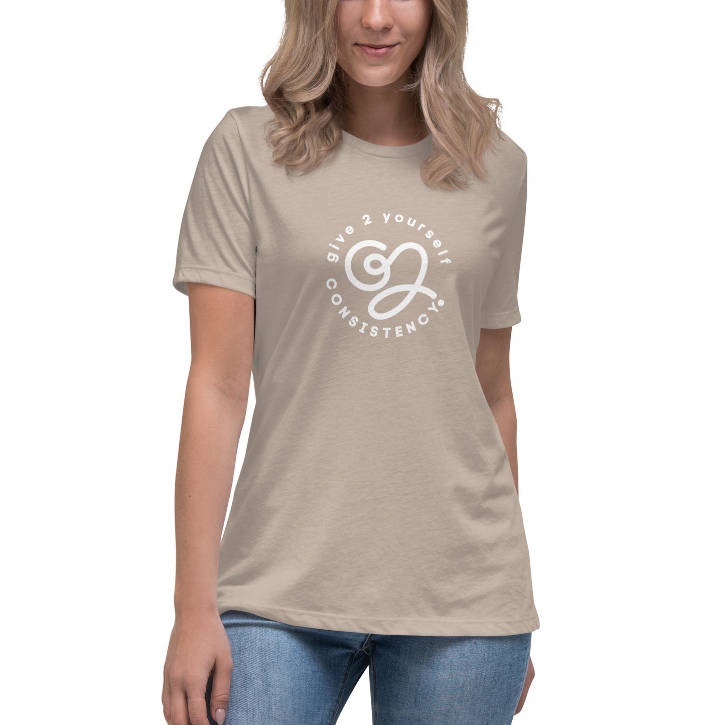 G2Y CONSISTENCY (White) Women's Relaxed T-Shirt