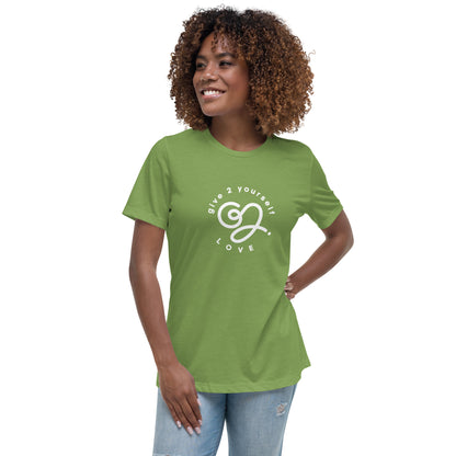 G2Y LOVE (White) Women's Relaxed T-Shirt