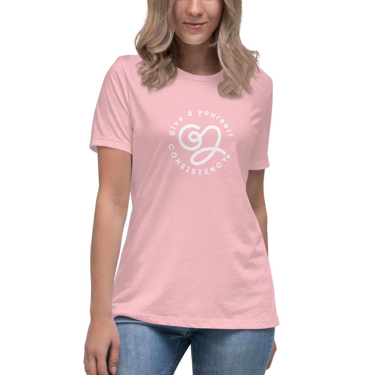 G2Y CONSISTENCY (White) Women's Relaxed T-Shirt