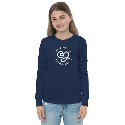 G2Y HAPPINESS Unisex Youth long sleeve tee