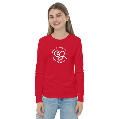 G2Y HAPPINESS Unisex Youth long sleeve tee