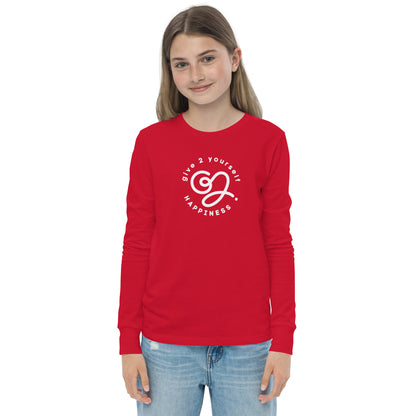 G2Y HAPPINESS Unisex Youth long sleeve tee